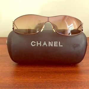 Chanel sunglasses and case
